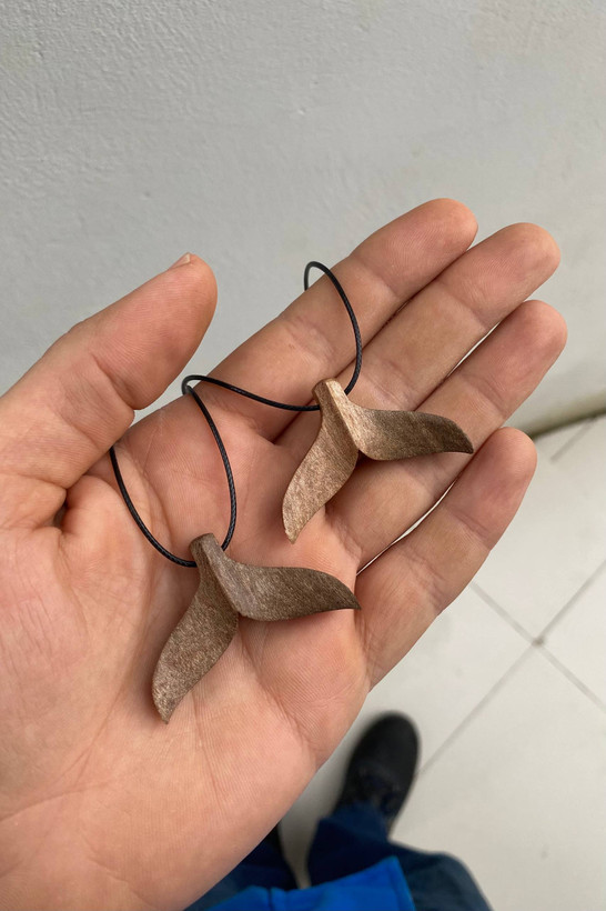 گردنبند چوبی دم وال